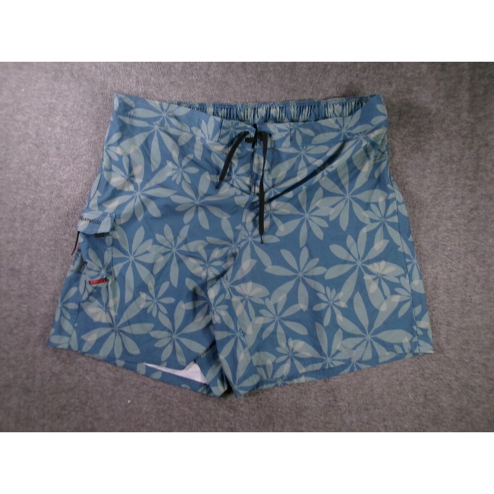 Maui Rippers Board Shorts Mens 5X Floral Outdoor Beach Casual Swim Trunk
